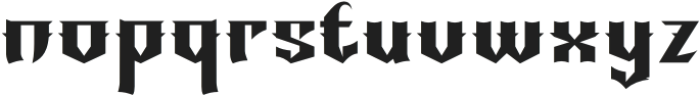 Timebomb Regular otf (400) Font LOWERCASE