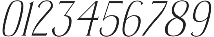 Timehone Italic otf (400) Font OTHER CHARS