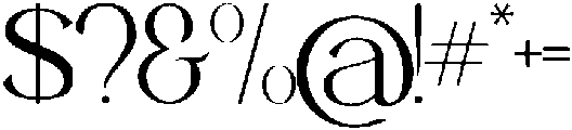 Timeless-Regular otf (400) Font OTHER CHARS