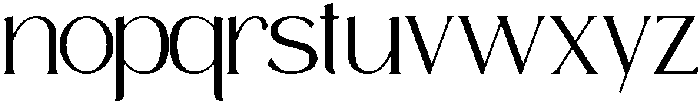Timeless-Regular otf (400) Font LOWERCASE