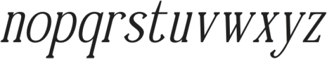 Timeless Silvera Italic otf (400) Font LOWERCASE