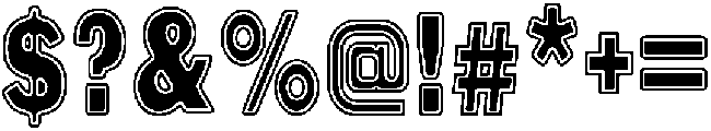 Timeout otf (400) Font OTHER CHARS