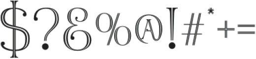 Timesky Regular otf (400) Font OTHER CHARS