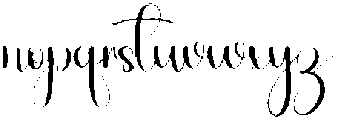 Timing Regular otf (400) Font LOWERCASE
