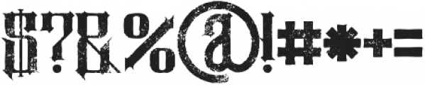 Timor Grunge otf (400) Font OTHER CHARS
