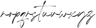 Timothea Signature otf (400) Font LOWERCASE