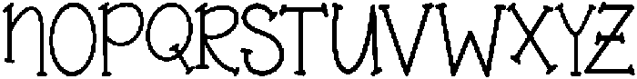 Tinklin otf (400) Font UPPERCASE
