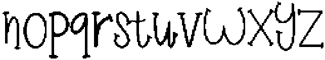 Tinklin otf (400) Font LOWERCASE