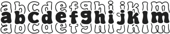 Tinline Regular otf (400) Font LOWERCASE