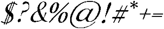 Tinsel Regular otf (400) Font OTHER CHARS