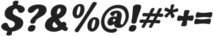 Tinta ExtraBold Oblique otf (700) Font OTHER CHARS