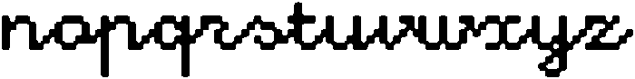 Tiny Secret Script Regular otf (400) Font LOWERCASE
