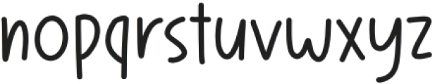 Tiny Thoughts Regular otf (400) Font LOWERCASE