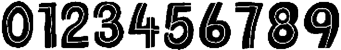 Tiny Words Inline otf (400) Font OTHER CHARS