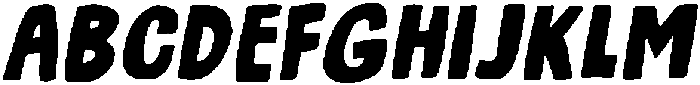 Tiny Words Italic otf (400) Font UPPERCASE