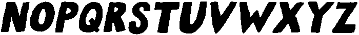 Tiny Words Italic otf (400) Font UPPERCASE