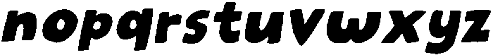 Tiny Words Italic otf (400) Font LOWERCASE