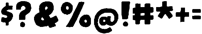 Tiny Words Regular otf (400) Font OTHER CHARS