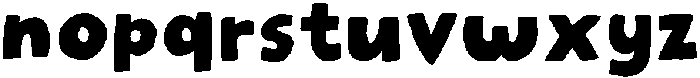 Tiny Words Regular otf (400) Font LOWERCASE