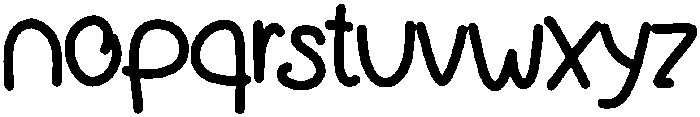 Tiramisu Regular otf (400) Font LOWERCASE