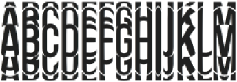 Tire Tread Stacked otf (400) Font LOWERCASE