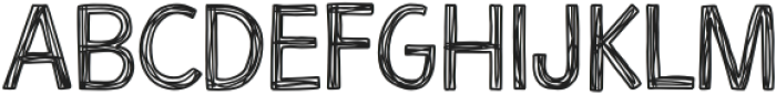 TiredClubScribble-Regular otf (400) Font UPPERCASE