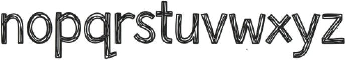 TiredClubScribble-Regular otf (400) Font LOWERCASE