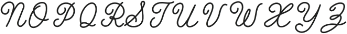 Tis De Roll Regular otf (400) Font UPPERCASE