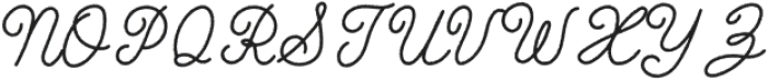 Tis De Roll Rough otf (400) Font UPPERCASE