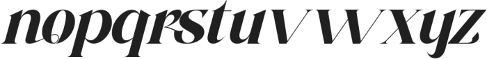 Titanium Galleries Italic otf (400) Font LOWERCASE