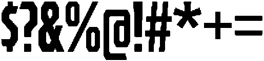 Titanline Regular otf (400) Font OTHER CHARS
