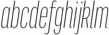 Titular Alt Light Italic otf (300) Font LOWERCASE