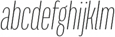 Titular Light Italic otf (300) Font LOWERCASE