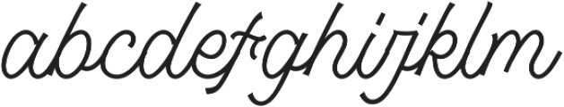 Tiverton Script Light otf (300) Font LOWERCASE