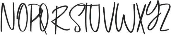 tiarawiliams-Regular otf (400) Font UPPERCASE