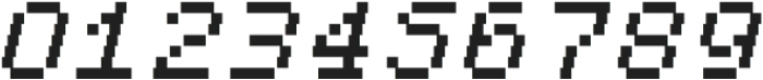 tickerbit mono italic otf (400) Font OTHER CHARS