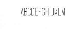 Timburns-ThinRough.ttf Font LOWERCASE