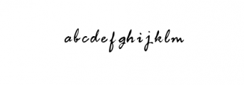 Time Gift-handwriting font Font LOWERCASE