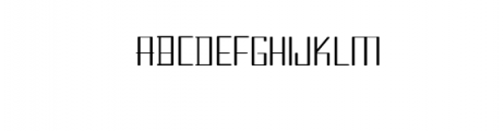 Timer Carve.otf Font UPPERCASE