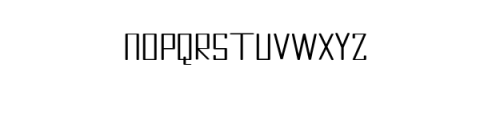 Timer Carve.otf Font UPPERCASE