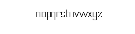 Timer Carve.otf Font LOWERCASE