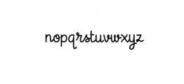 Tinta Script Font Font LOWERCASE