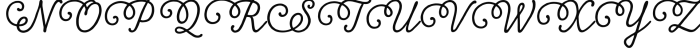 Tierra Script Swash Font UPPERCASE