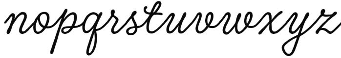 Tierra Script Swash Font LOWERCASE