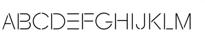Tigra Light Font UPPERCASE