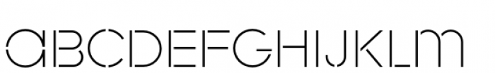 Tigra Light Font LOWERCASE