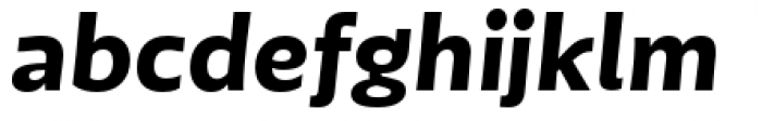 Tikal Sans Black Italic Font LOWERCASE