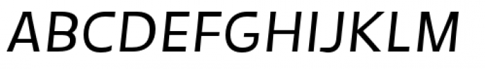 Tikal Sans Semi Bold Italic Font UPPERCASE