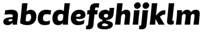Tikal Sans Ultra Italic Font LOWERCASE
