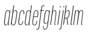 Titular Alt Light Italic Font LOWERCASE